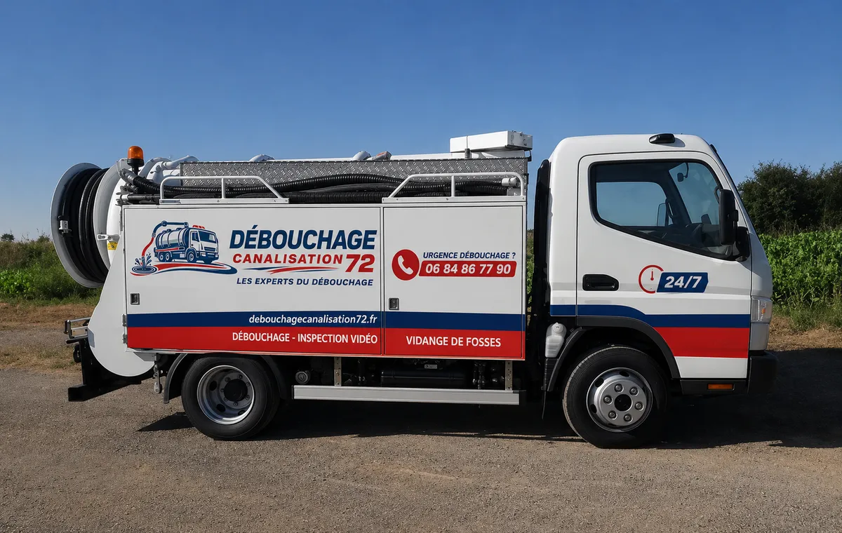 Camion Débouchage Canalisation 72 - Les experts du débouchage